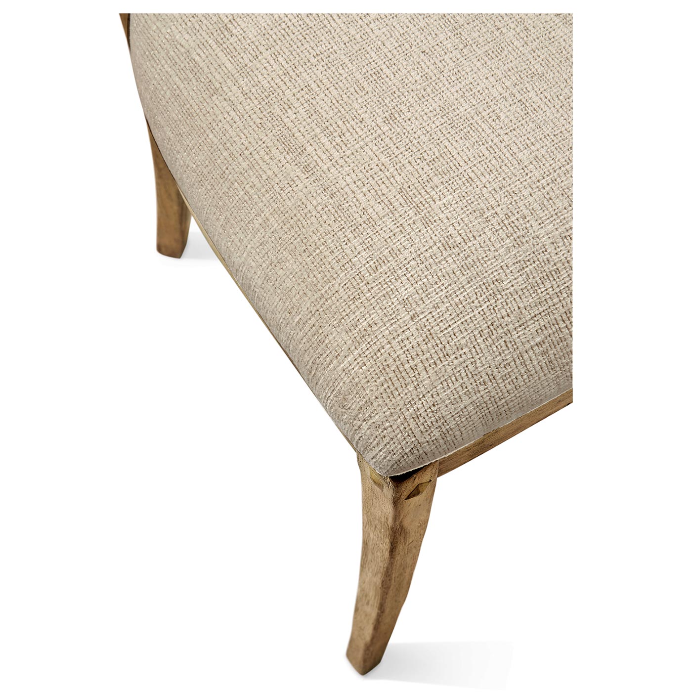 Casual Slat Upholstered Side Chair