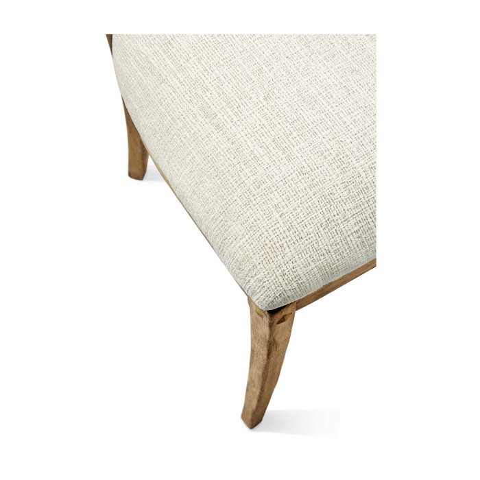 Casual Slat Upholstered Side Chair