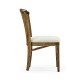 Casual Slat Upholstered Side Chair