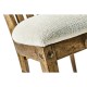 Casual Slat Upholstered Side Chair