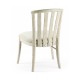 Casual Slat Upholstered Side Chair