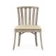 Casual Slat Upholstered Side Chair