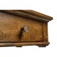 Country Walnut Parquet Double Console Table