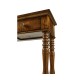 Country Walnut Parquet Double Console Table