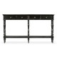 Dark Ale Parquet Double Console Table