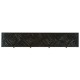 Dark Ale Parquet Double Console Table