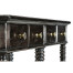 Dark Ale Parquet Double Console Table