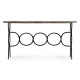 Casual Console Table with Iron Base