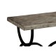 Casual Console Table with Iron Base