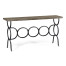 Casual Console Table with Iron Base