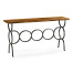 Casual Console Table with Iron Base