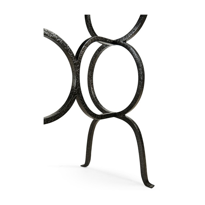 Casual Console Table with Iron Base