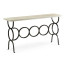 Casual Console Table with Iron Base