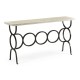 Casual Console Table with Iron Base