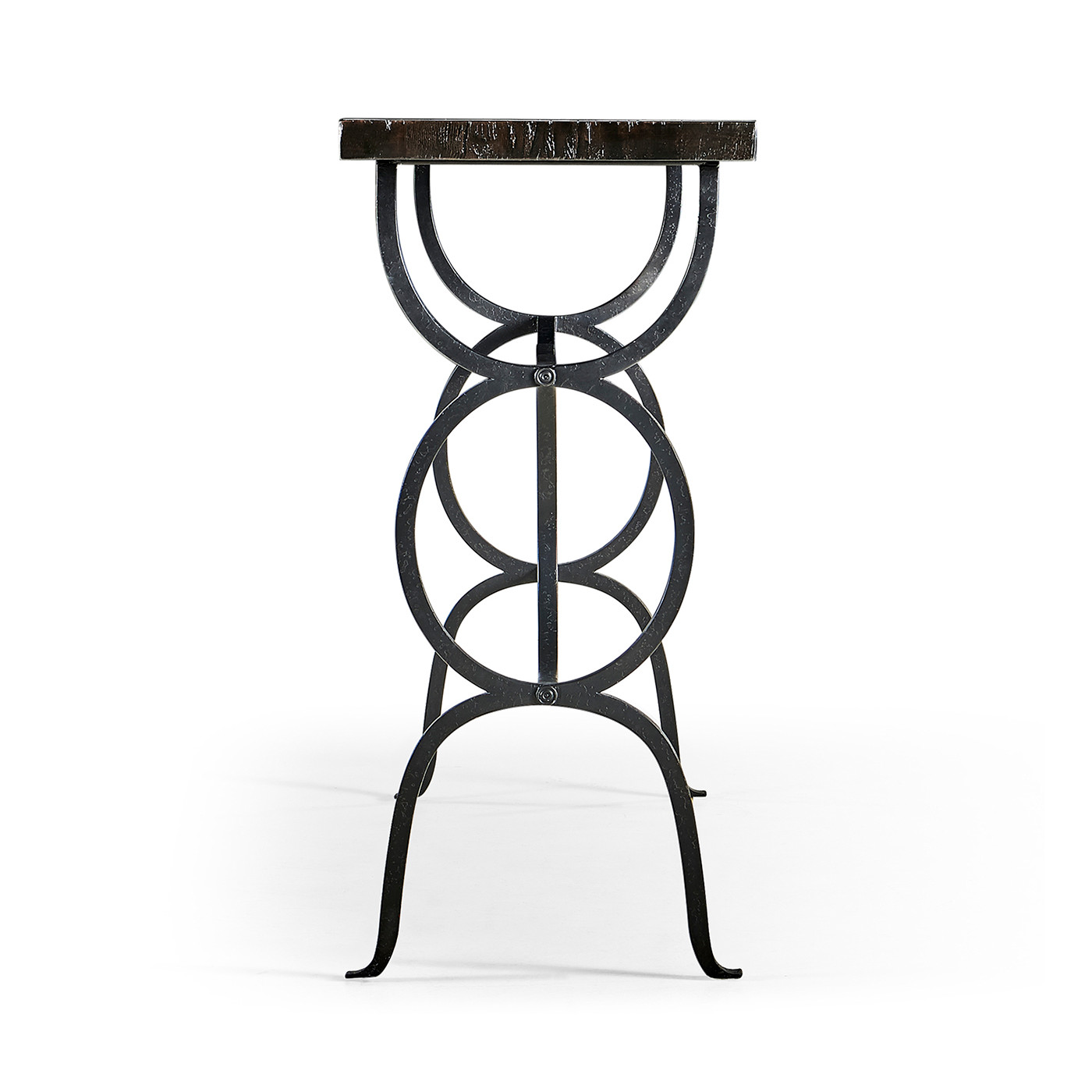 Casual Console Table with Iron Base