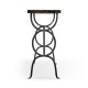 Casual Console Table with Iron Base