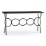 Casual Console Table with Iron Base