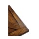 Country Walnut Square Side Table
