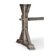 Solid Antique Dark Grey Dining Table 72