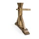 Solid Medium Driftwood Dining Table 72