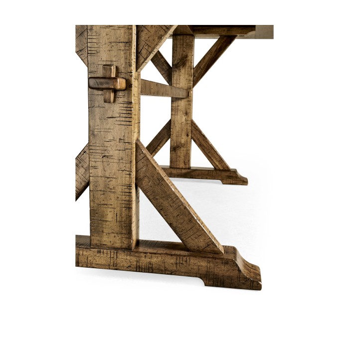 Solid Medium Driftwood Dining Table 72