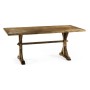 Solid Medium Driftwood Dining Table 72