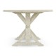 Solid Whitewash Driftwood Dining Table 72