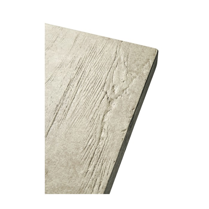 Solid Whitewash Driftwood Dining Table 72