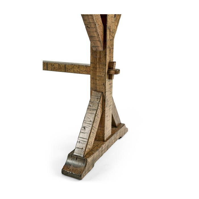 Solid Medium Driftwood Dining Table 54