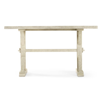 Solid Whitewash Driftwood Dining Table 54