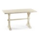 Solid Whitewash Driftwood Dining Table 54