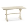 Solid Whitewash Driftwood Dining Table 54