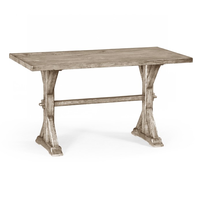 Solid Rustic Grey Dining Table 54