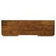 Plank Country Walnut Low Cabinet & Wine Rack with Strap Handles