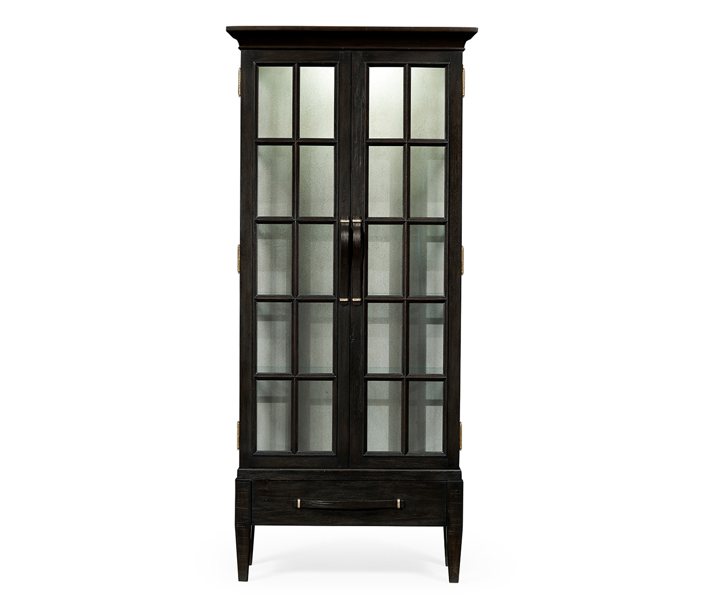 Casual Plank Dark Ale Tall Glazed Cabinet