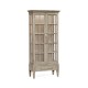 Casual Plank Rustic Grey Tall Glazed Cabinet