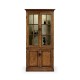 Plank Country Walnut Tall Bookcase with Strap Handles