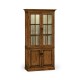 Plank Country Walnut Tall Bookcase with Strap Handles