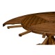 Country Walnut Parquet Round-to-Oval Dining Table 53