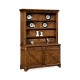 Country Walnut Style China Cabinet
