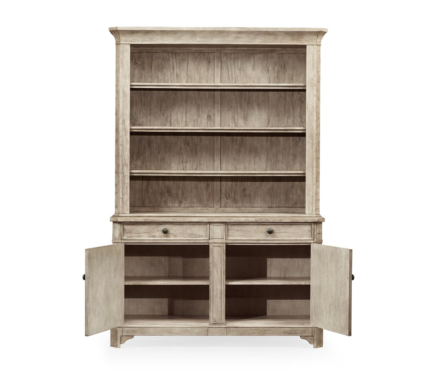 Rustic Grey China Cabinet