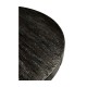 Round Dark Ale & Iron Side Table