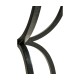 Round Dark Ale & Iron Side Table