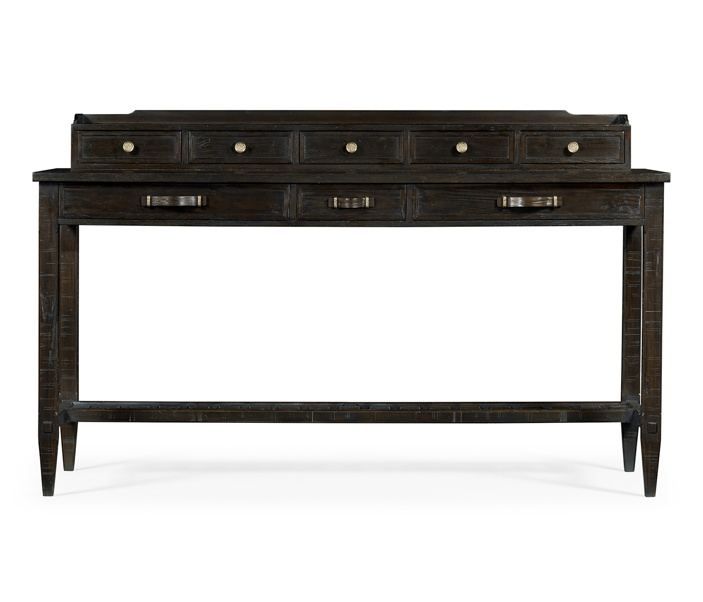 Dark Ale Plank Buffet with Strap Handles