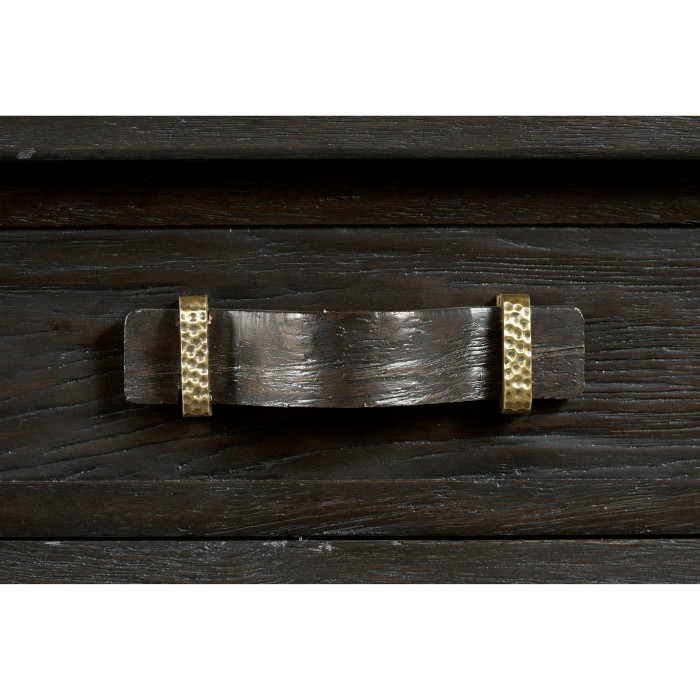 Dark Ale Plank Buffet with Strap Handles
