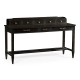 Dark Ale Plank Buffet with Strap Handles