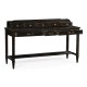 Dark Ale Plank Buffet with Strap Handles