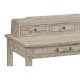 Rustic Grey Plank Buffet with Strap Handles