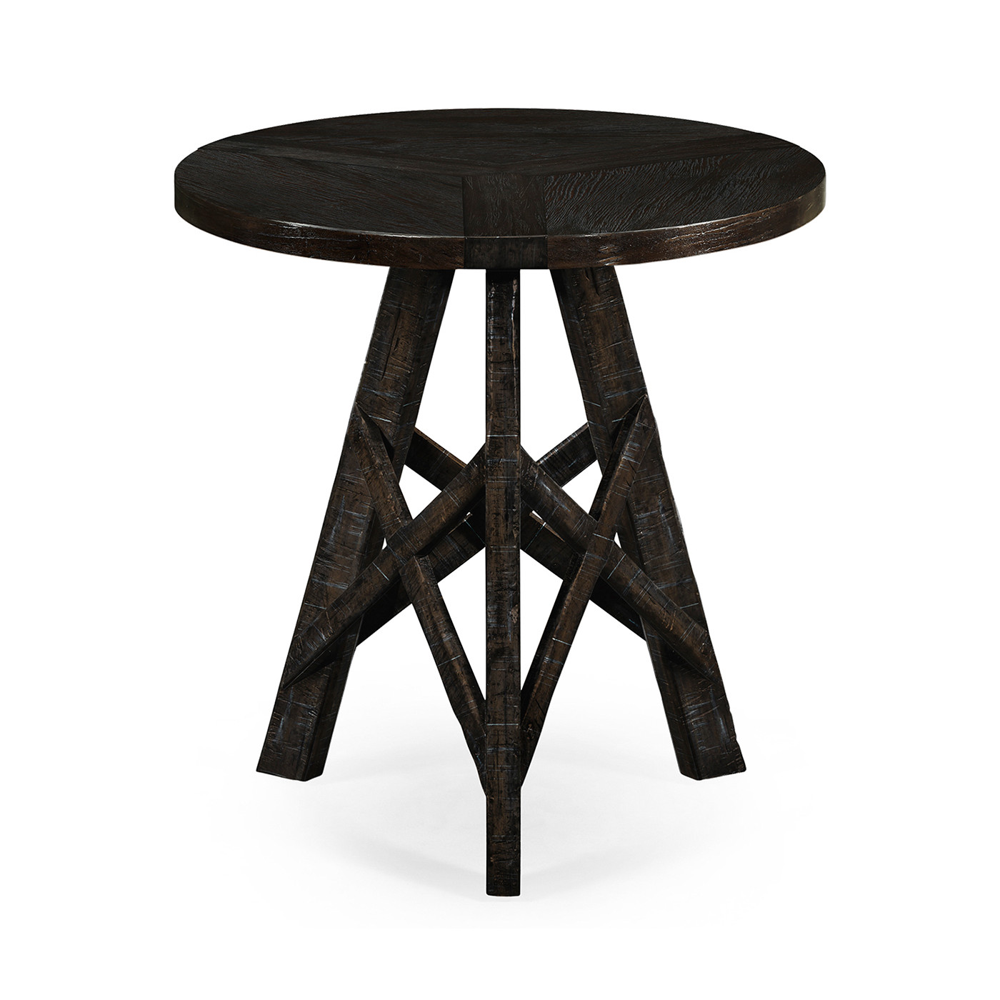 Dark Ale Circular Lamp Table