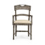 Casual Planked Dining Arm Chair